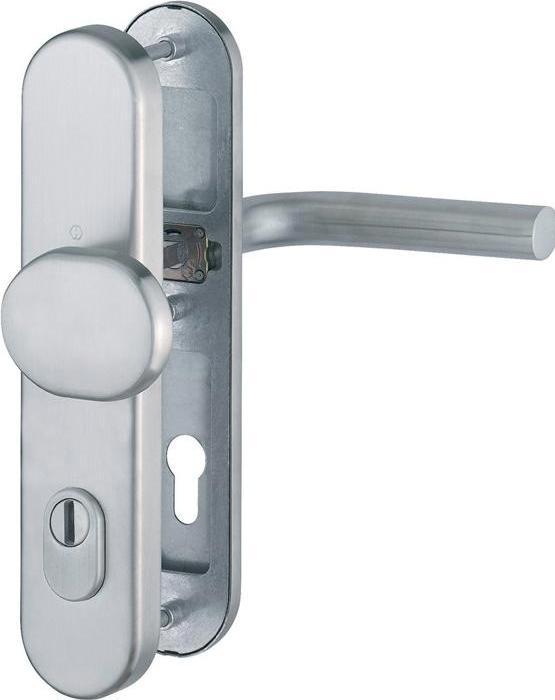 Produktbild Hoppe Schutzset Bonn E86G/3332ZA/3310/150Z Vierkantmaß 10mm PZ-92 F69 Edelstahl matt Tür (Türgarnitur)