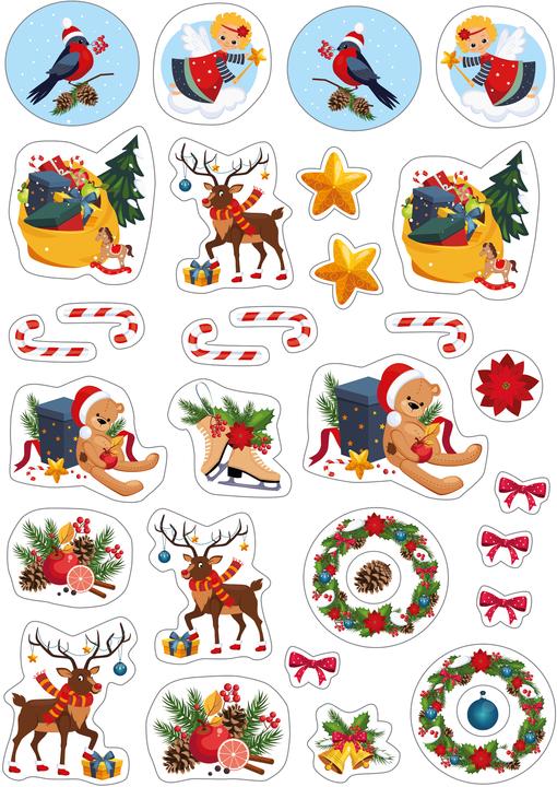 Image du produit Ravensburger Mon cahier de coloriage de Noël préféré avec autocollants 4 ans et plus
