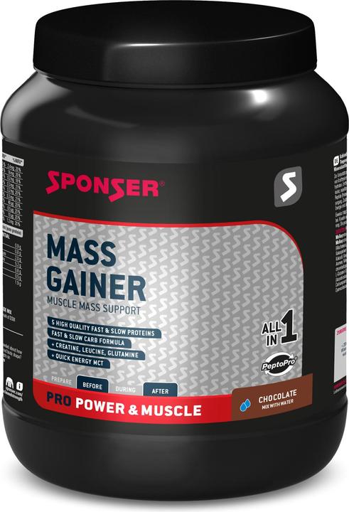 Image du produit Sponser Pro Mass Gainer (Chocolat, 1 pcs, 1200 g)