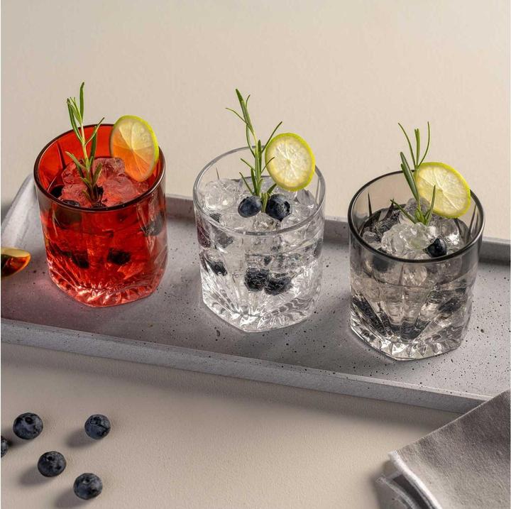 Immagine prodotto Leonardo Bicchiere da whisky Capri 330 ml, 4 pezzi, Grigio (3.30 dl, 4 x, Bicchiere da whisky)