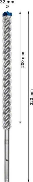 Actual product image Bosch Professional Zubehör EXPERT SDS max-8X hammer drill, 32 x 400 x 520 mm (32 millimetres)