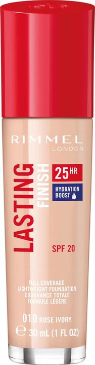 Image du produit Rimmel London Dernière finition 25h SPF20 (010 Rose Ivory)