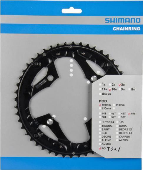 Immagine prodotto Shimano Ingranaggio FC-T521 48 denti AL per parapantalone (48)