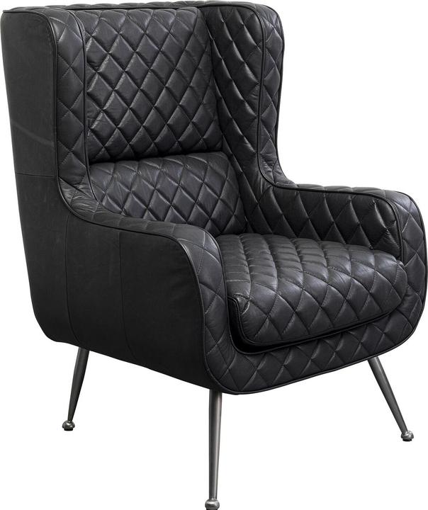 Produktbild Kare Design Sessel Nonna Smart Leder Schwarz