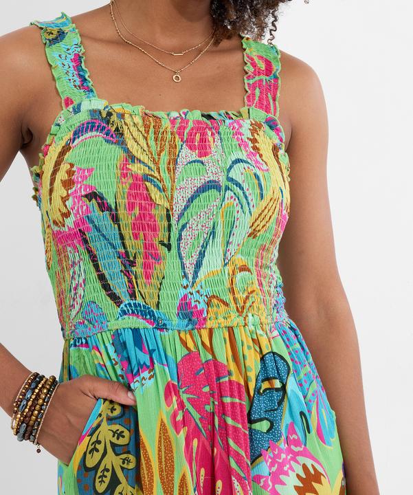 Image du produit Joe Browns Tropical Print Shirred Bodice Jumpsuit (46)