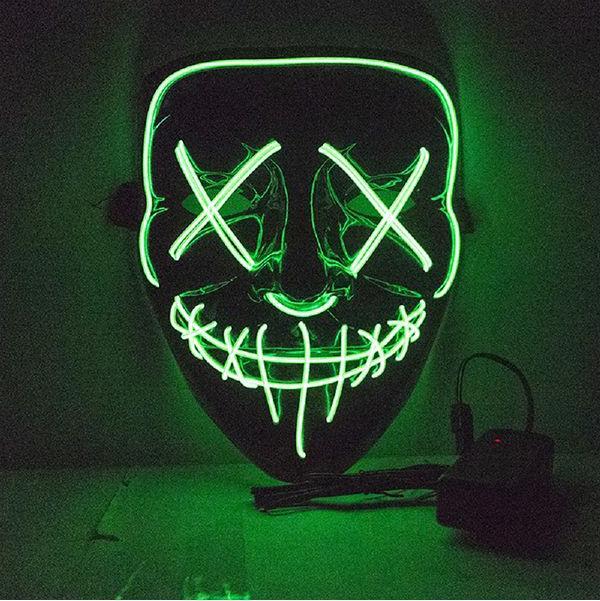 Image du produit Zoelibat Masque d'horreur LED, Halloween