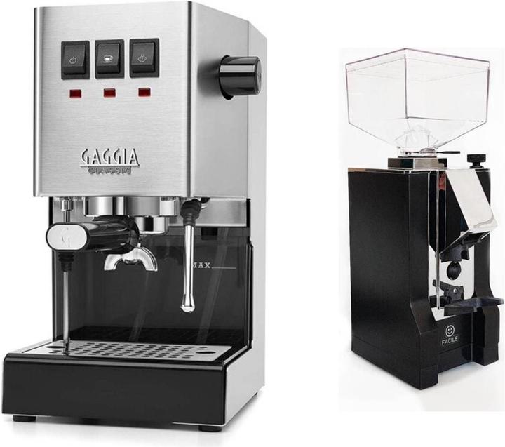 Gaggia New Classic et Eureka Mignon Facile Silent