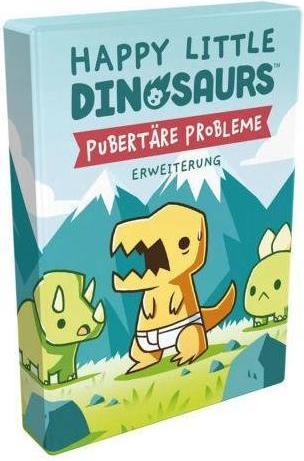 Actual product image Unstable Games Happy Little Dinosaurs - Pubertal Problems, card game, for 2-4 players (German)