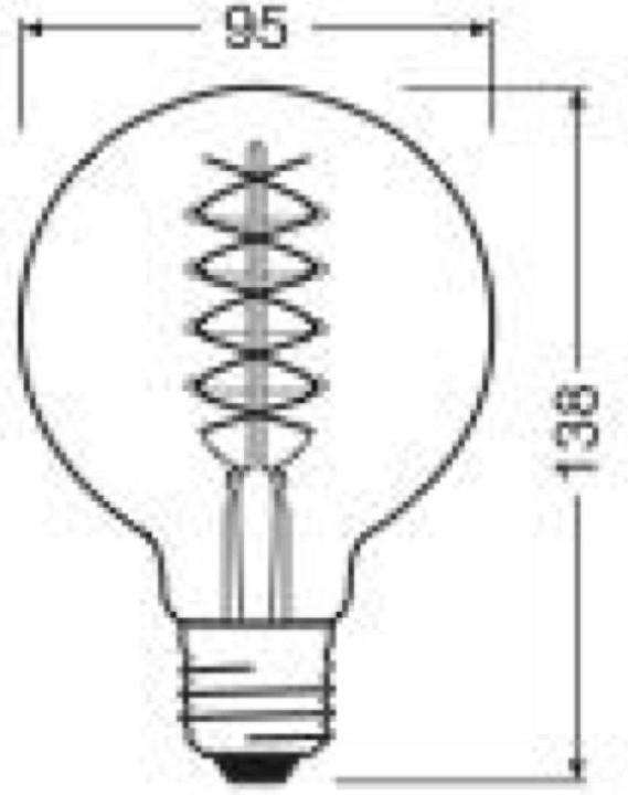 Image du produit Osram Vintage 1906 (E27, 7 W, 600 lm, 1 x, F)