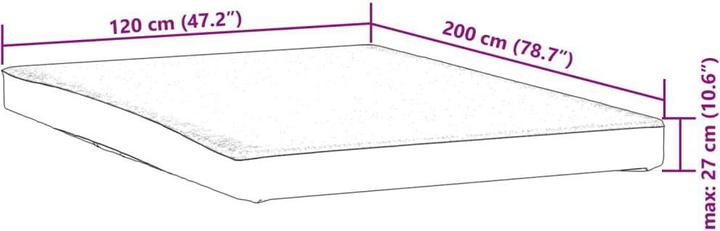 Immagine prodotto VidaXL Protezione per materasso Topper per materasso Protezione per materasso 120x200cm Impermeabile (120 x 200 cm)