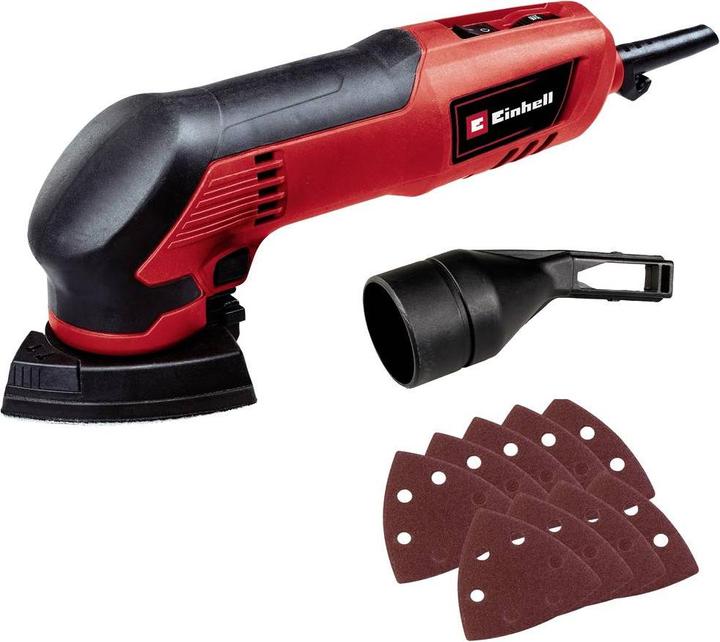 Image du produit Einhell TC-DS 20 E 4464255 Ponceuse Delta avec accessoires 200W 90 x 90 x 90mm (Plateau de ponçage triangulaire, 200 W)