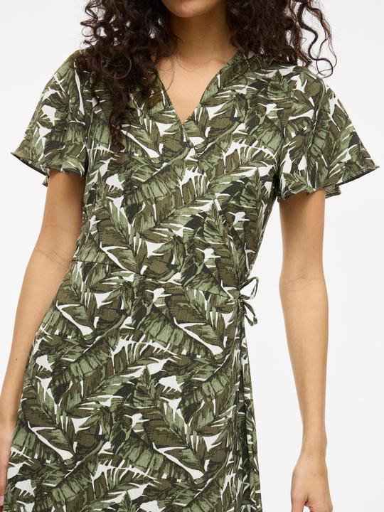 Image du produit Vila Kurzärmeliges Wickelkleid (42)