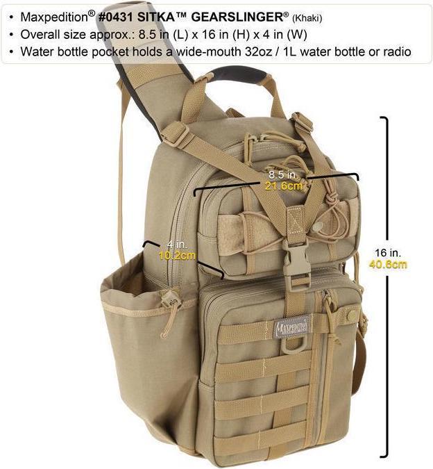 Actual product image Maxpedition Sitka Gearslinger 15L (15 l)
