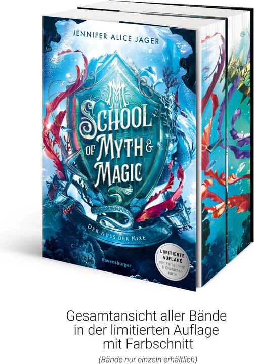 Actual product image Ravensburger School of Myth & Magic, Band 1: Der Kuss der Nixe (German, Jennifer Alice Jager, 2024)