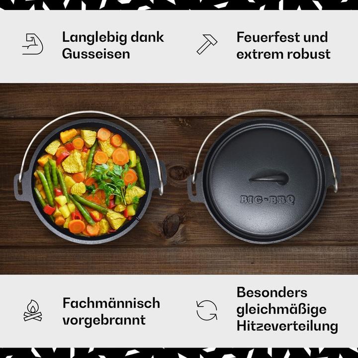 Produktbild ToCis Big BBQ Dutch Oven Set