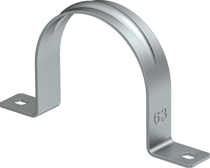 Immagine prodotto OBO Bettermann OBO 605 63 Clip di fissaggio ALU, a doppio lobo