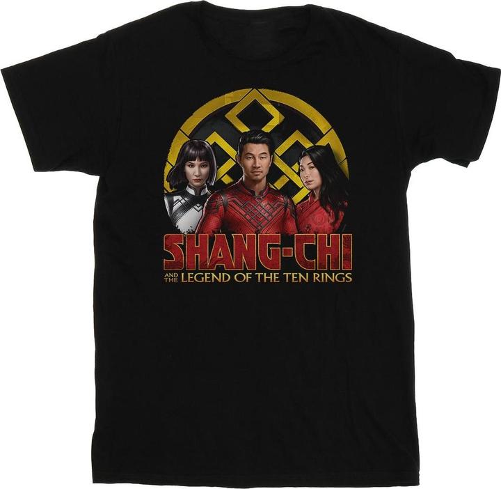 Produktbild ShangChi And The Legend Of The Ten Rings Group Logo Emblem TShirt (3XL)