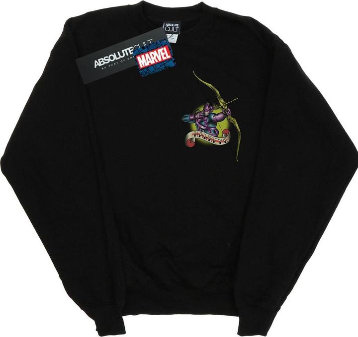 Hawkeye Tattoo Breast Print Sweatshirt