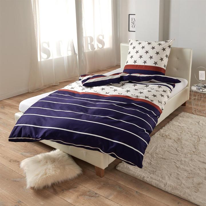 Image du produit Traumschlaf Sterne (Set de linge de lit, 200x220 cm + 80x80 cm)