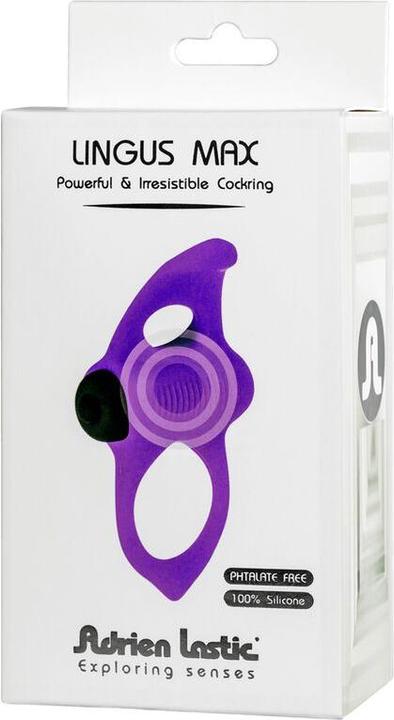 Actual product image Adrien Lastic Lingus Max Vibrating Cock Ring (3 cm)