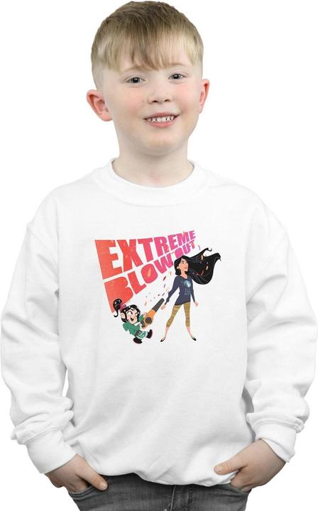Actual product image Disney Boys Wreck It Ralph Pocahontas And Vanellope Sweatshirt (152, 158)