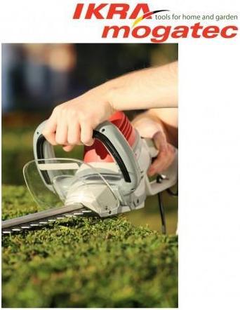 Actual product image Ikra Electric hedge trimmer 650 watts Mogatec IHS 650 (Electric hedge trimmer)