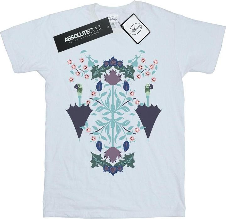 Disney Mary Poppins Floral Collage TShirt (XXL)
