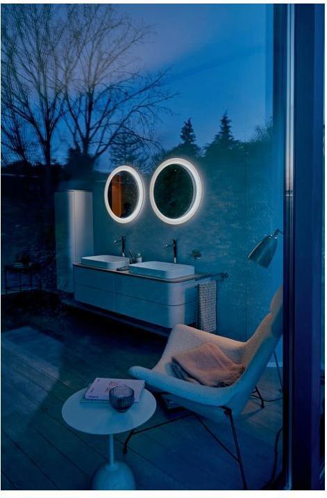 Actual product image Duravit Towel rail STARCK T 2-arm, movable, 465mm chrome