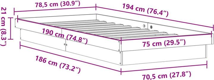 Immagine prodotto VidaXL Alidia (75 x 190 cm)