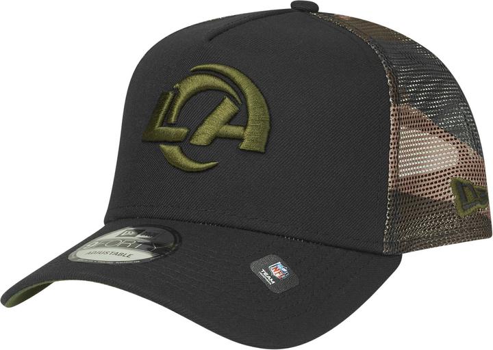 New Era Snapback Trucker Cap - Los Angeles Rams wood camo (One Size)
