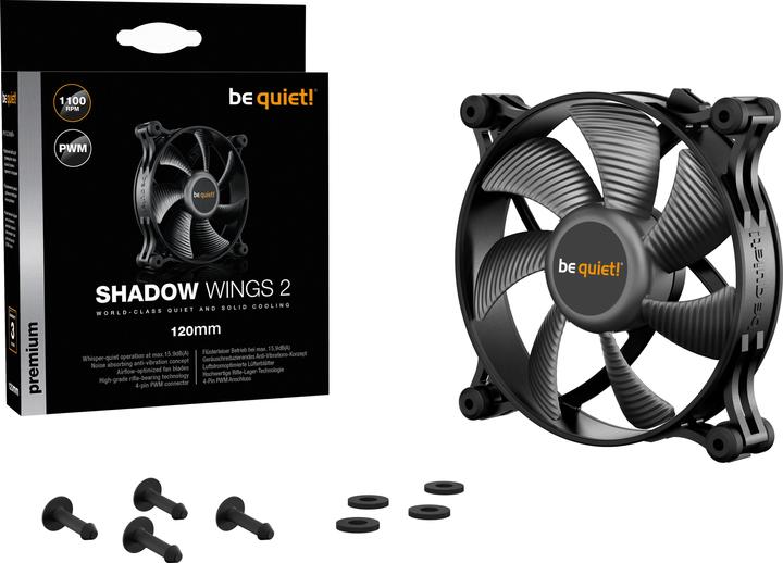 Image du produit be quiet! Shadow Wings 2 PWM (120 mm, 1 x)