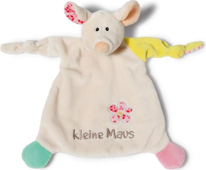 NICI Schmusetuch Maus kleine Maus 25 x 25 cm
