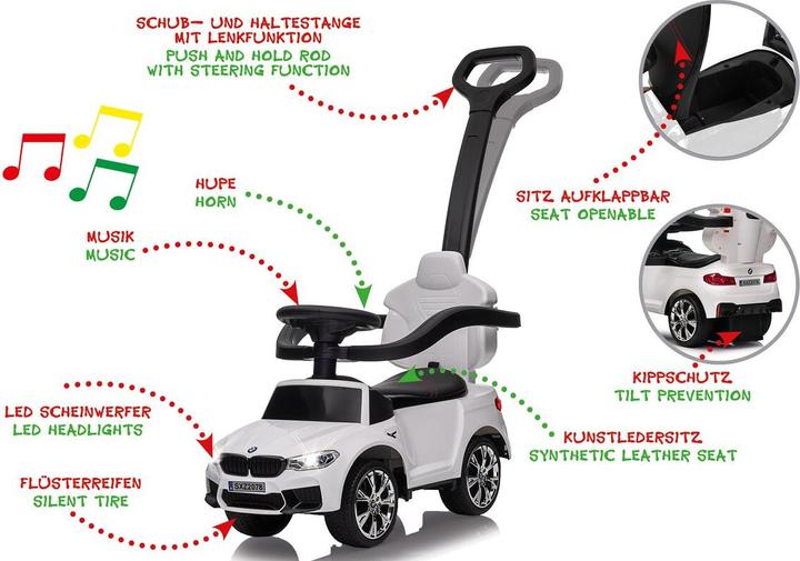 Productafbeelding Jamara BMW M5 2in1 Slider wit