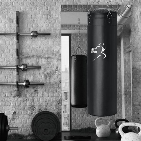 Image du produit Juskys Sac de frappe avec chaîne en acier et mousqueton (30 kg)