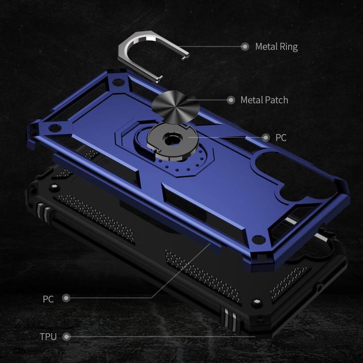 Image du produit Cover-Discount Galaxy A15 - Armor Case avec kickstand bleu (Samsung Galaxy A15)
