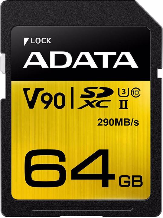Actual product image Adata Prime Minister ONE (64 GB, SDXC, U3, UHS-II)