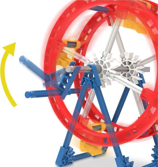 Actual product image K'Nex Knex Ferris wheel construction kit, 48 pieces.