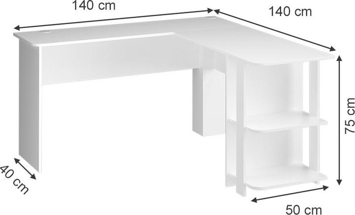 Produktbild Vicco Nikita (140 x 140 x 75 cm)
