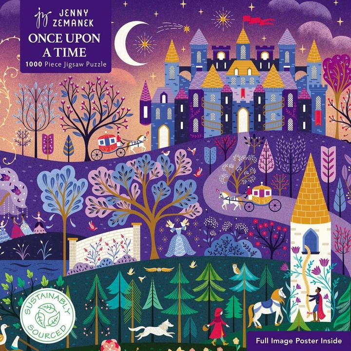 Actual product image Adult Sustainable Jigsaw Puzzle Jenny Zemanek: Once Upon a Time (1000 pieces)