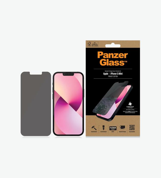 Produktbild PanzerGlass Privacy (1 Stück, Apple iPhone 13 mini)