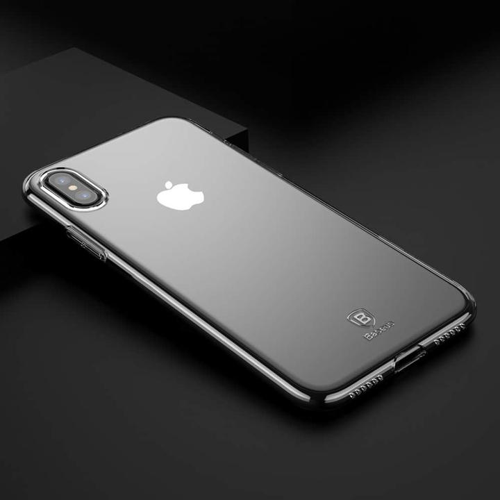 Produktbild Baseus iPhone XS / X Premium Super Slim Gummi Hülle TPU Transparent (Apple iPhone XS, Apple iPhone X)