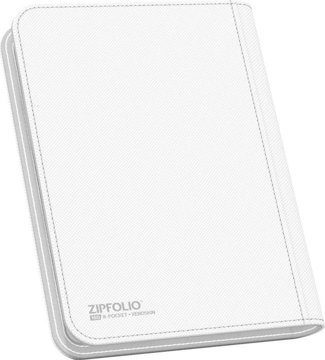 Image du produit Ultimate Guard UGD010352 - Zipfolio 160 - Porte-cartes 8 poches Xenoskin, blanc