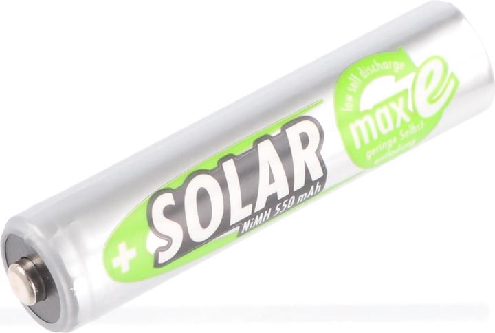 Produktbild Ansmann NiMH HR03 Sol (2 Stk., AAA, 550 mAh, Ladegerät inkl. Akku)