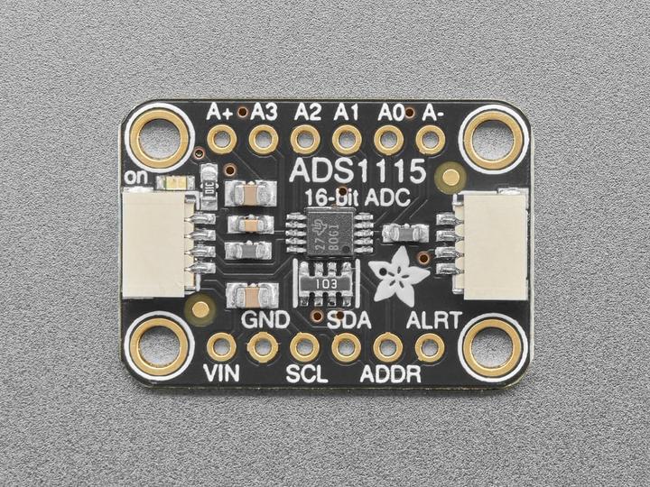 Actual product image Adafruit ADS1115 16-Bit ADC 4 Ch. w/Gain Amplifier (Add-on)