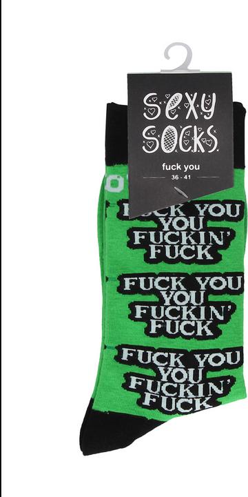 Actual product image Sexy Socks Fuck You (Other, German)