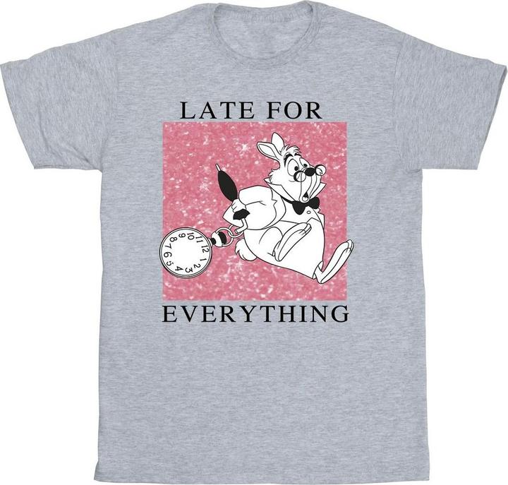 Produktbild Disney Mädchen Alice im Wunderland Weisses Kaninchen TShirt aus Baumwolle (152, 158)