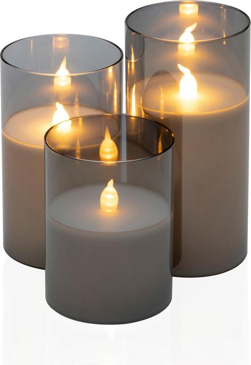 Immagine prodotto Pauleen Candela di cera LED Classy Smokey (3 x)