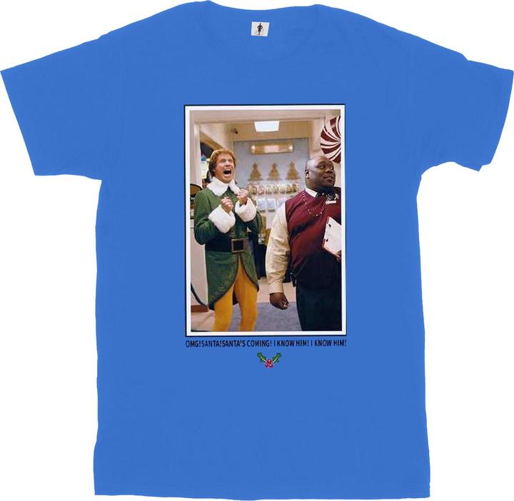 Immagine prodotto Elf OMG Santa Photo Maglietta Uomo (3XL)