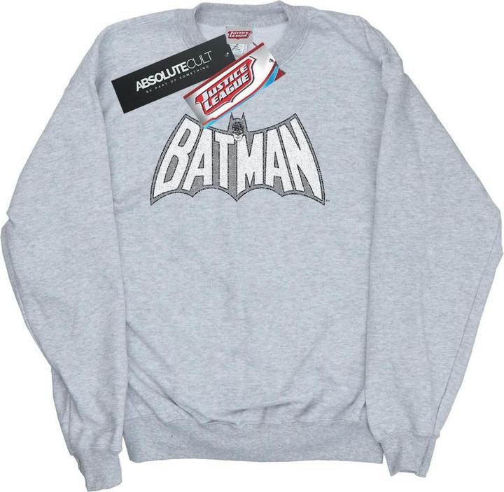 Image du produit - Sweat BATMAN RETRO CRACKLE LOGO - Garçon (152, 158)