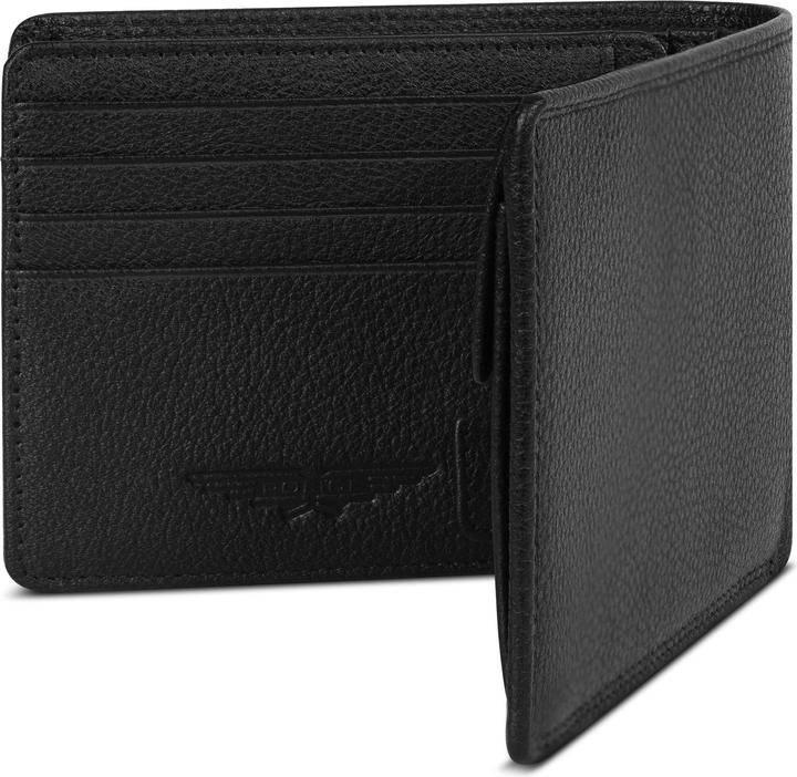 Immagine prodotto Police Geldbörse RFID Leder 12 cm ausklappbar mit Reissverschlussfach